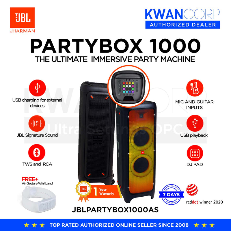 JBL Party Box 1000 JBLPARTYBOX1000AS DJ Pad JBL Signature Sound