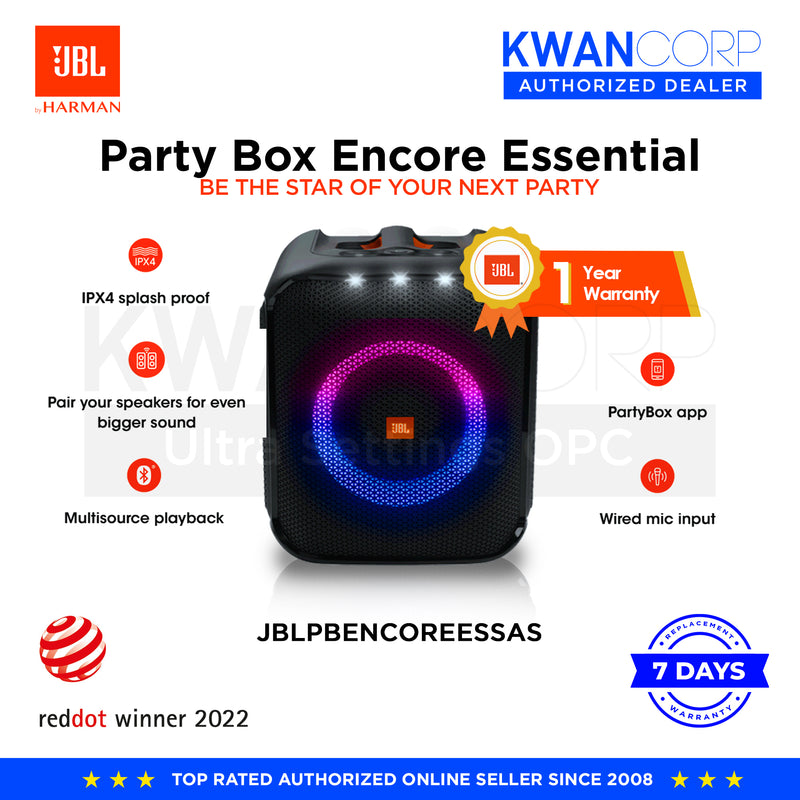 JBL Party Box Encore Essential JBLPBENCOREESSAS Bluetooth 5.1 Speaker